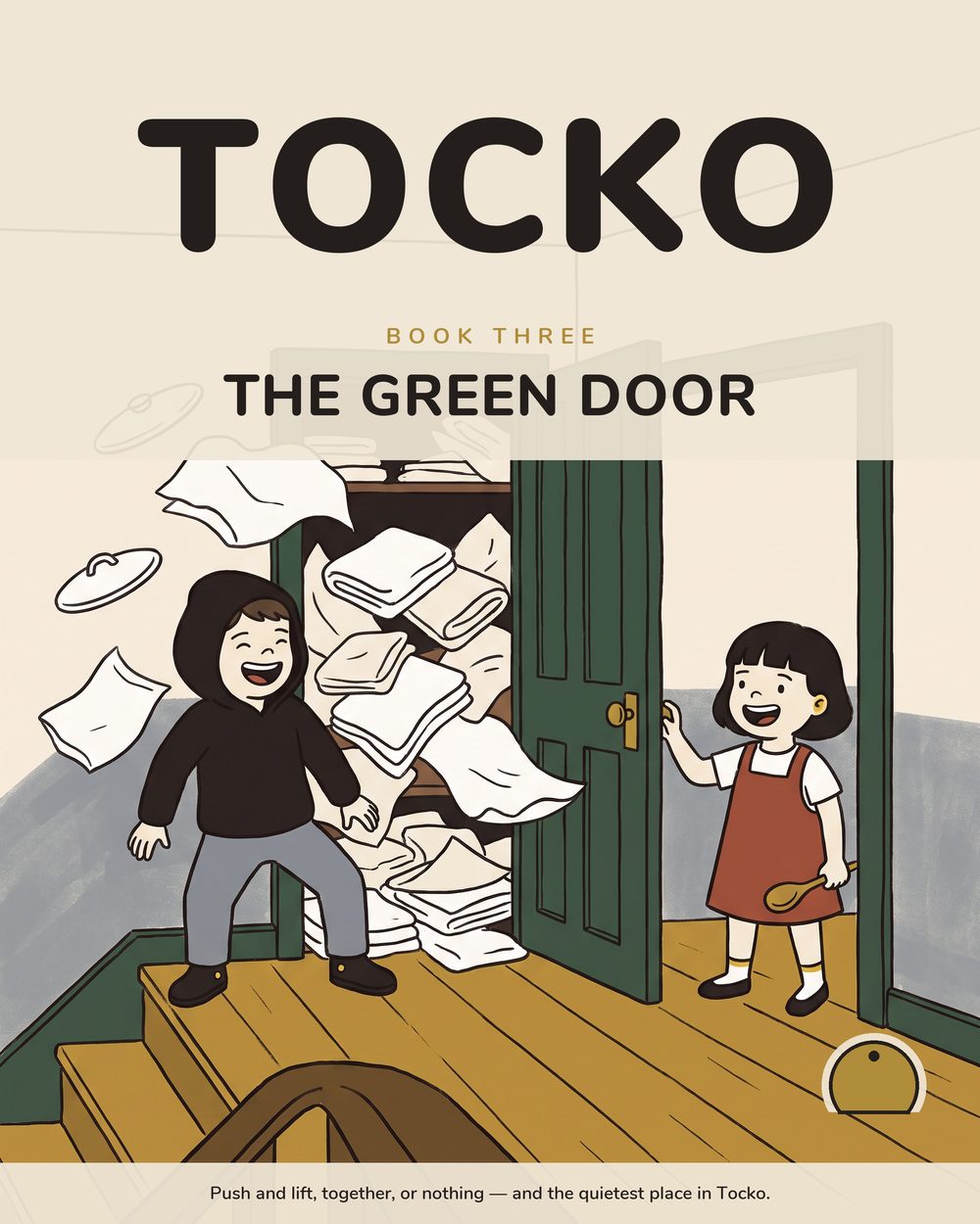 Front cover of Tocko Book Three: The Green Door.